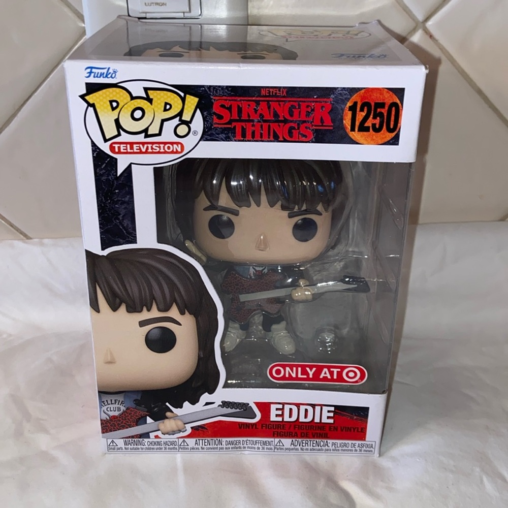 New Funko Pop! Stranger Things Eddie Munson Action Figure #1250